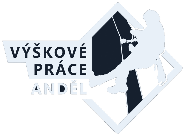 Výškové práce Anděl – logo, práce ve výškách i ve visu horolezeckou technikou, Tábor
